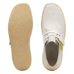 Clarks Ashcott Cup Off White Suede 15 Clarks Ashcott Cup Off White Suede -Clarks 26172515 W 7