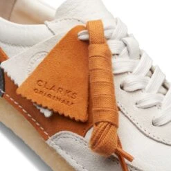 Clarks Natalie Run White/Orange -Clarks 26172565 W 8