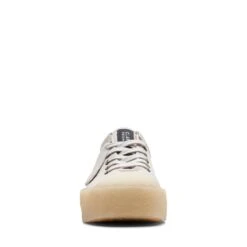 Clarks Tor Hoop Off White Suede -Clarks 26172600 W 3