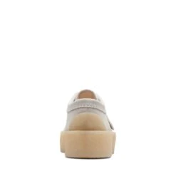 Clarks Tor Hoop Off White Suede -Clarks 26172600 W 6
