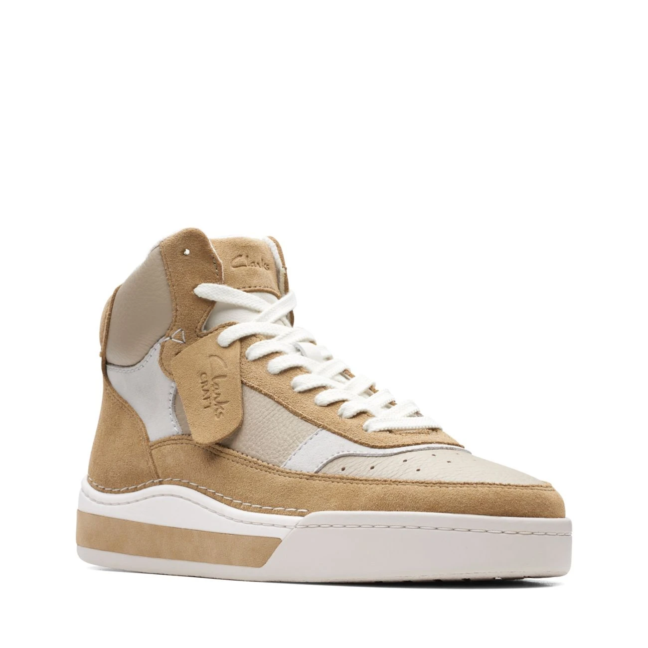 Clarks Craft Court Top Dark Sand Combi 4 Clarks Craft Court Top Dark Sand Combi - Image 2