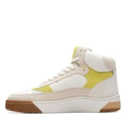 Clarks Craft Court Top White Multi -Clarks 26172677 W 5