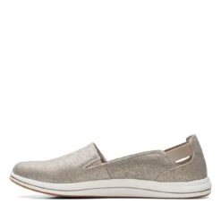Clarks Breeze Step II Silver Metallic -Clarks 26172783 W 5