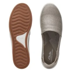 Clarks Breeze Step II Silver Metallic -Clarks 26172783 W 7