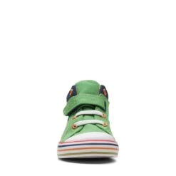 Clarks Foxing Tor Hi Toddler Green -Clarks 26173004 W 3