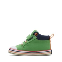 Clarks Foxing Tor Hi Toddler Green -Clarks 26173004 W 5