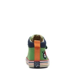 Clarks Foxing Tor Hi Toddler Green -Clarks 26173004 W 6