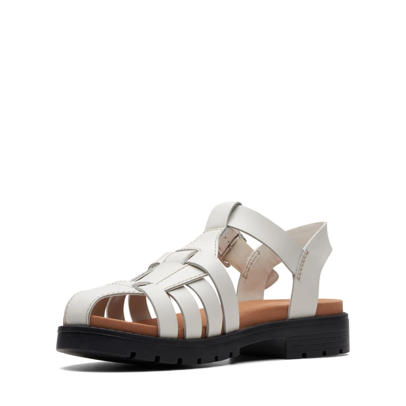 Clarks Orinoco Band Off White Leather 6 Clarks Orinoco Band Off White Leather - Image 4