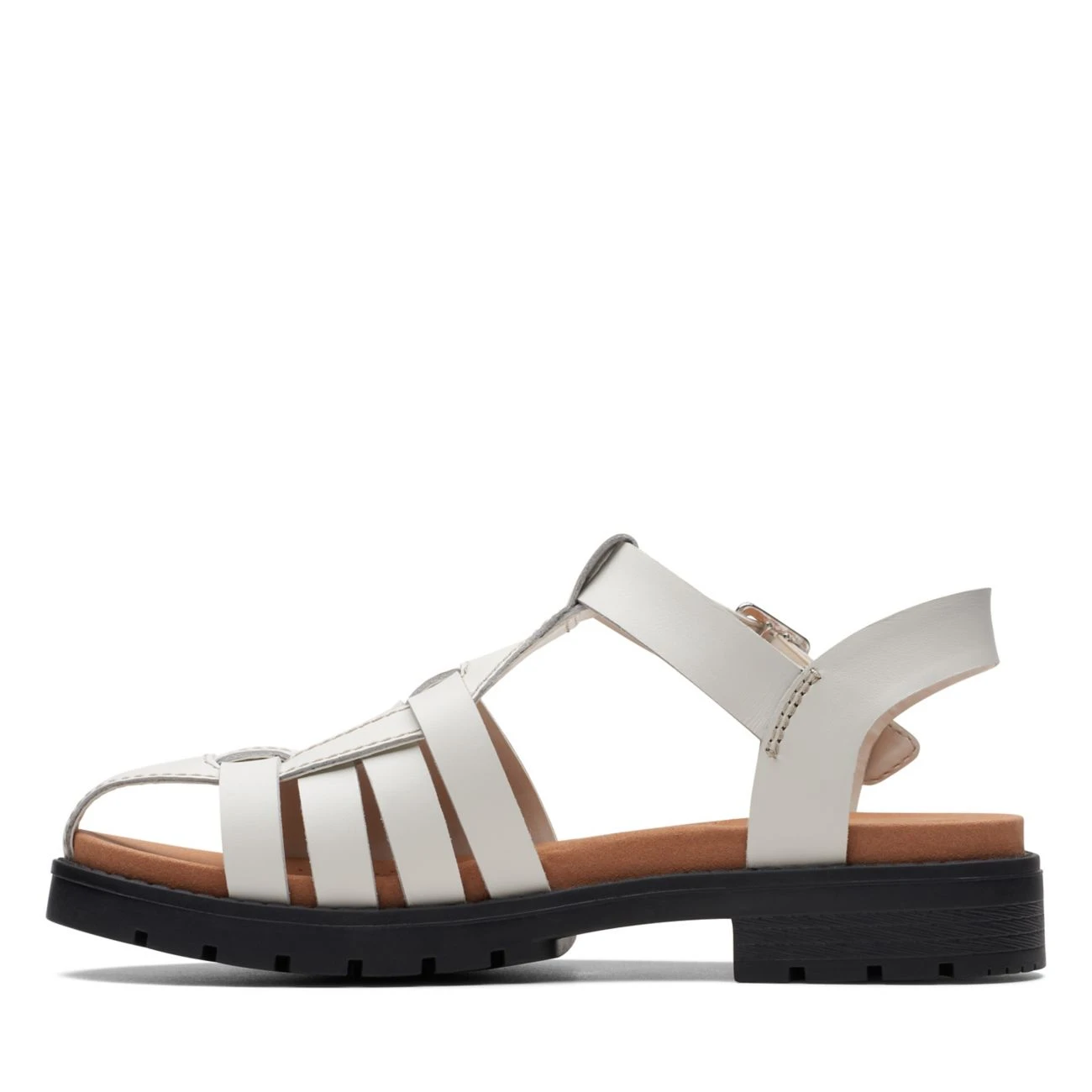 Clarks Orinoco Band Off White Leather 7 Clarks Orinoco Band Off White Leather - Image 5