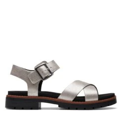 Clarks Orinoco Strap Silver Metallic