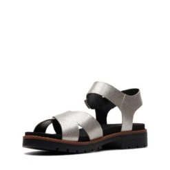 Clarks Orinoco Strap Silver Metallic -Clarks 26173529 W 4