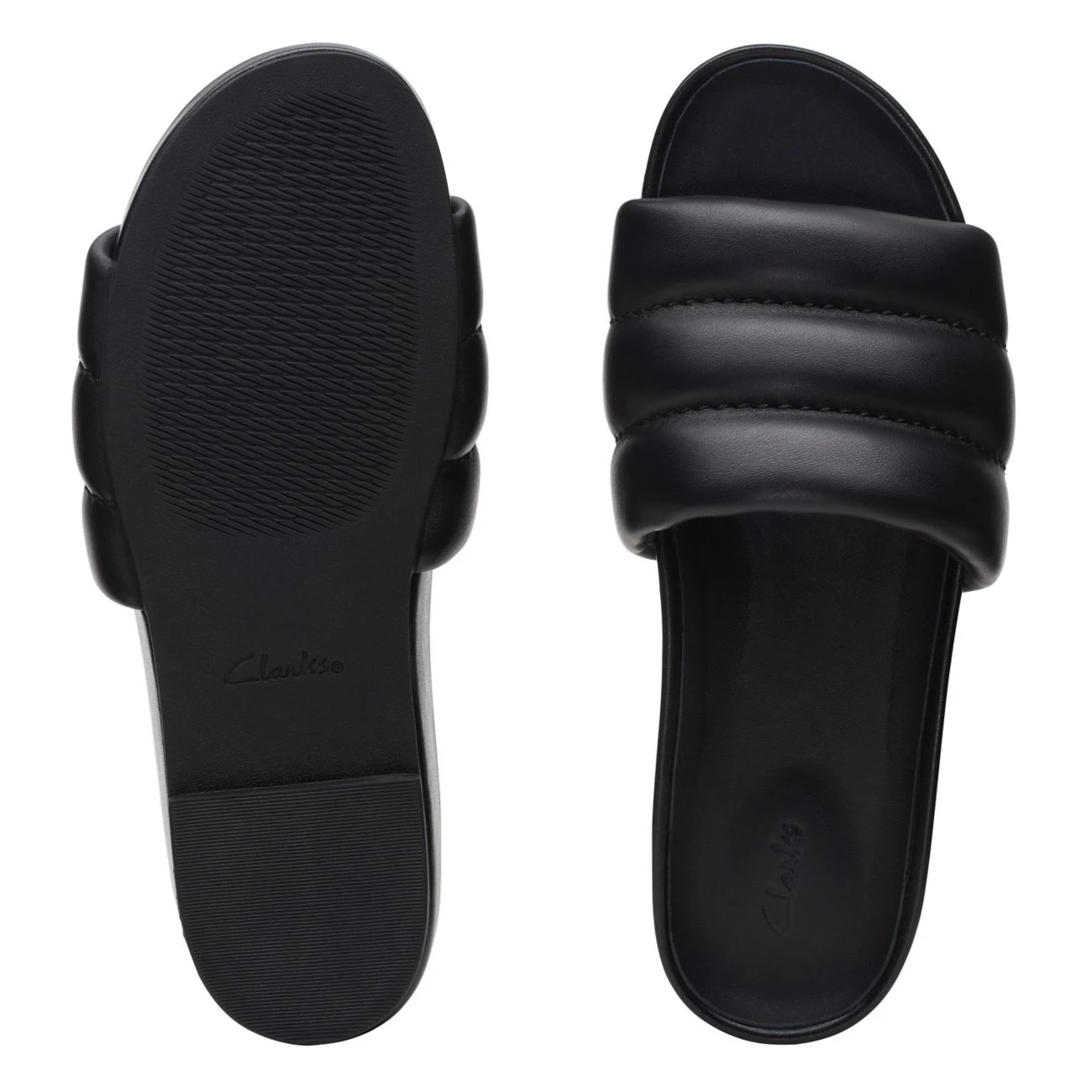 Clarks Pure Soft Black Leather 9 Clarks Pure Soft Black Leather - Image 7