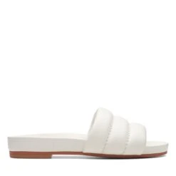 Clarks Pure Soft Off White Leather
