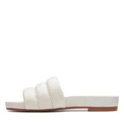 Clarks Pure Soft Off White Leather -Clarks 26173701 W 5