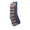 Clarks 3 Pack Novelty Crew Navy Combination -Clarks 26174842 W 1