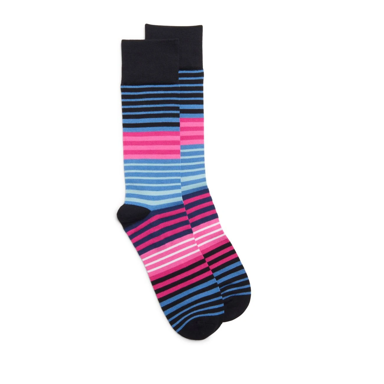 Clarks Striped Crew Black Combination 3 Clarks Striped Crew Black Combination